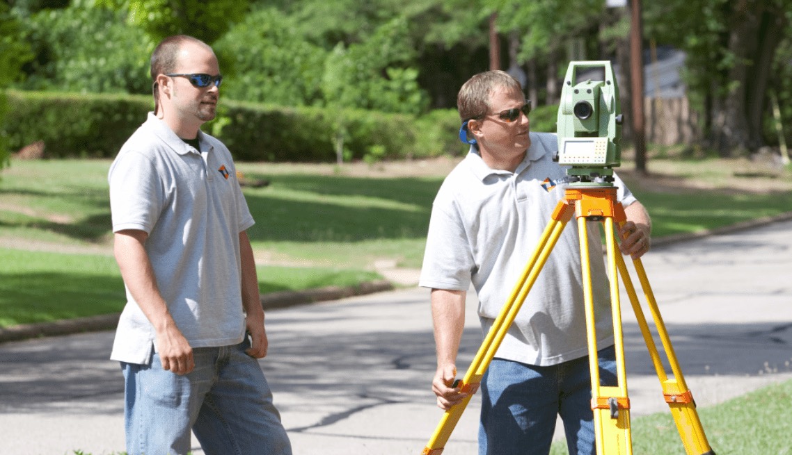 RMA survey crew at work